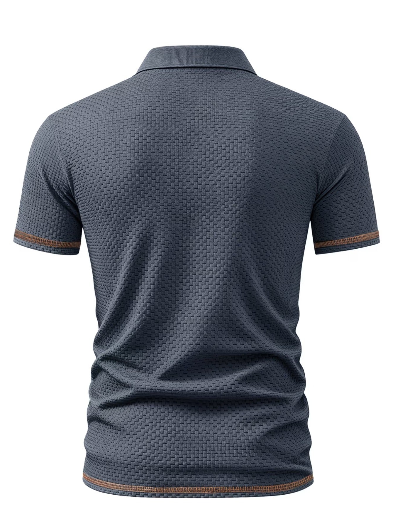 Boys' Summer Polo Shirt Breathable Knit Lapel Casual Top
