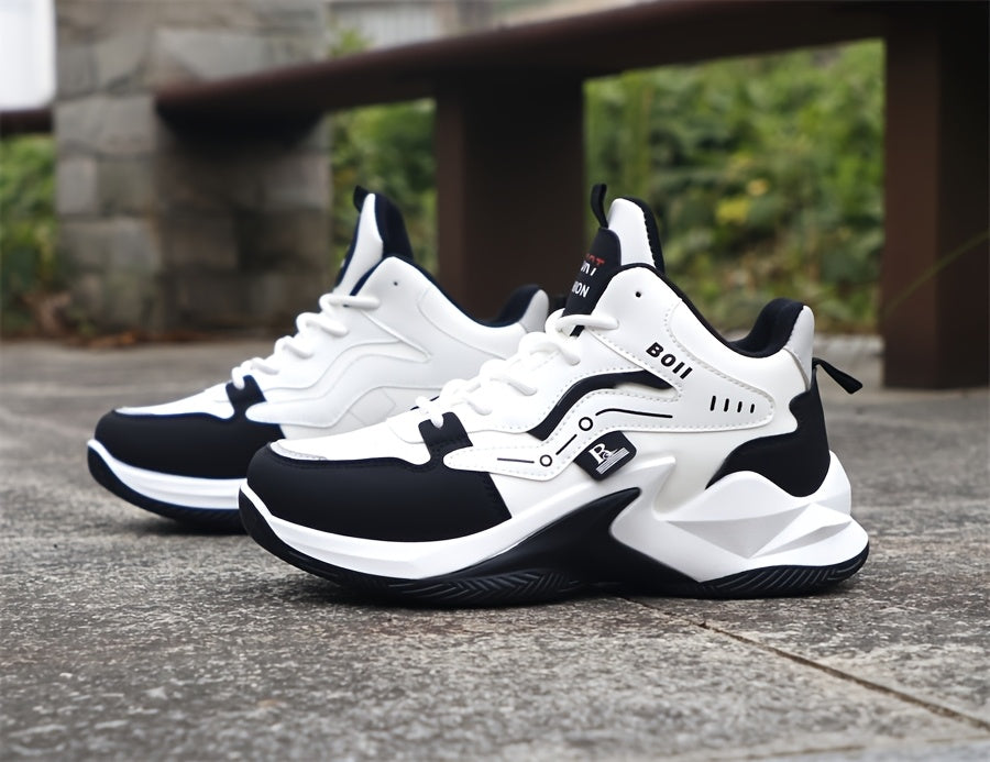 Men's Road Running Shoes, Anti-Slip Casual Sneakers, Basketball Sports Shoes, Fashionable Cross Training Athletic Footwear - ayq