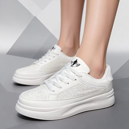 Unisex All-Season Jianbu Ningyu Fashion Lace-Up Flash Men's Casual Sneakers, Spring Comfortable Soft Thick-Soled Special Offer Men's Skate Shoes, Spring/Autumn Low-Price Men's Running Shoes, All-Season Trendy Versatile Unisex