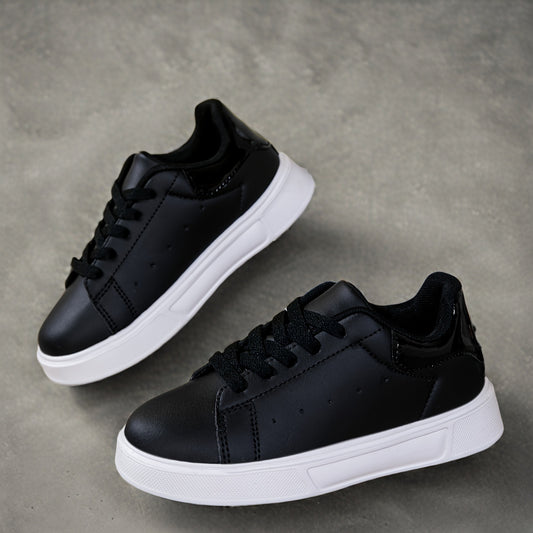 Casual Comfortable Lace Up Sneakers For Boys, Breathable Non-slip Skateboard Shoes For All Seasons