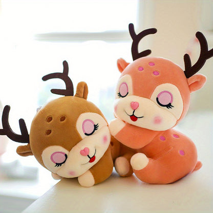 Set of 2 Moose Stuffed Toys | Cute Animal Design, Perfect for Gifting on Christmas, Halloween, Valentine'S Day, Thanksgiving, And Birthdays