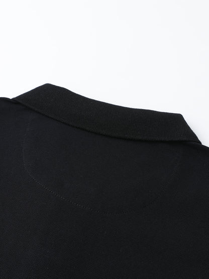 Men'S Short-Sleeve Polo Shirt with 95% And Embroidered Design - ayq