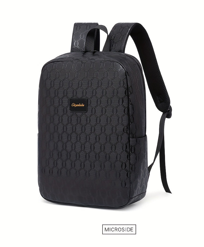 Extra Large Capacity Backpack - Durable PVC Fabric, Stylish Black Design with Multiple Compartments and Padded Laptop Section - Perfect for College, Business, and Travel   Versatile Computer Bag  Business Backpack   Multi-Fu