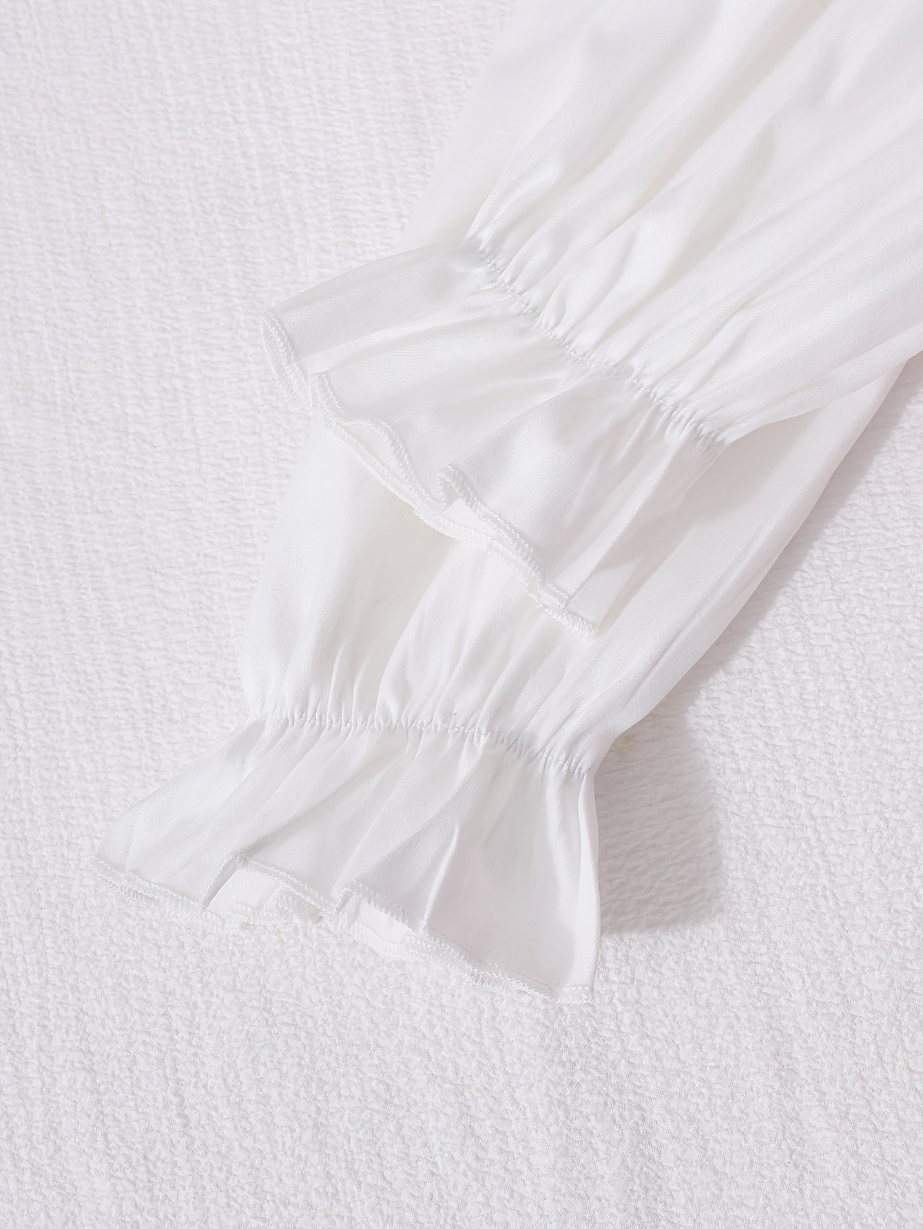 ' Fashionable Autumn Elegant Lapel Bow-Decorated Long-Sleeved Shirt And Straight Wide-Leg Trousers Two-Piece Set, for Outdoor