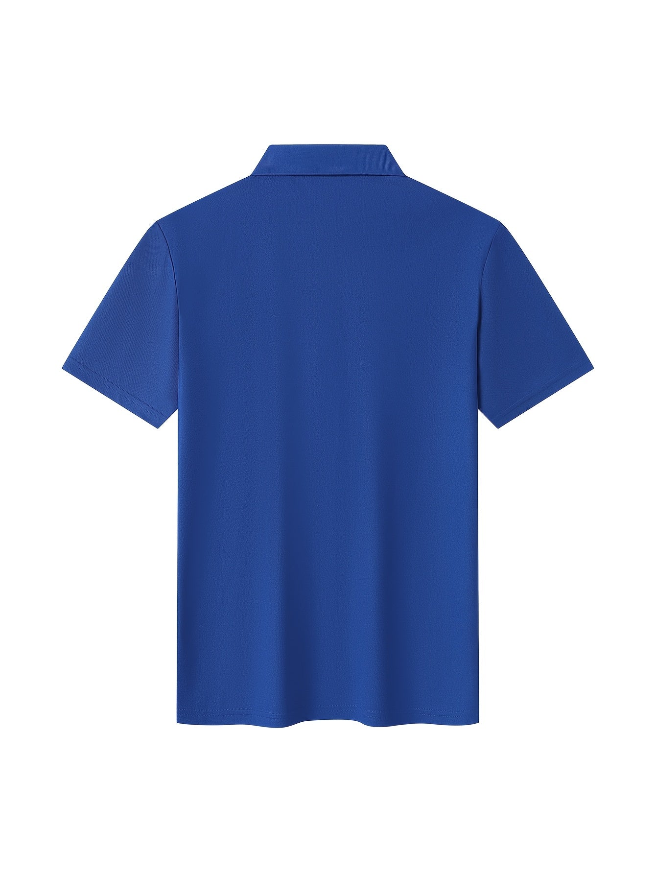 Men's Classic Solid Color Polo Shirt - Summer Casual Slim Fit