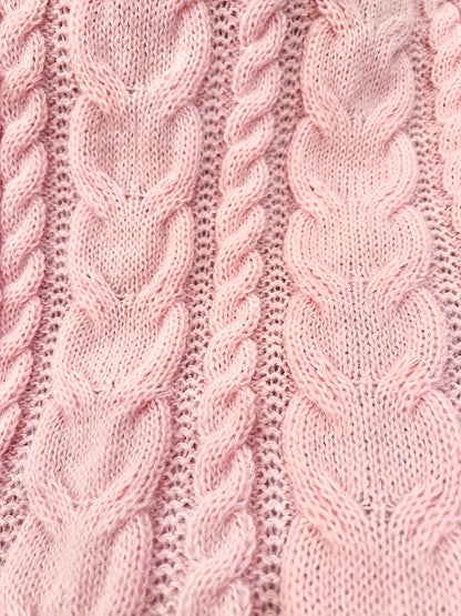 Women's Elegant Zip-Up Cable Cardigan with Stand Collar - Machine Washable Spring/Fall Jacket, White Solid Color, Braided Design & Zipper Front for Casual or Dressy Outfits, Cardigan Sweater, Autumn Layering Piece, Spring Out