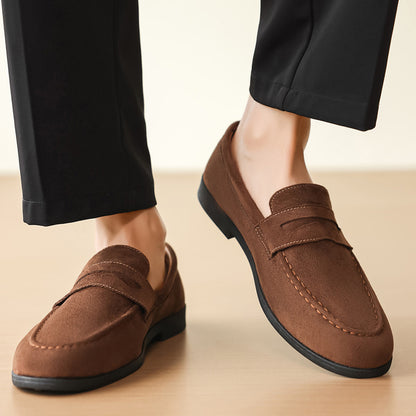 Men's Lightweight PU Leather Loafers Casual Pointed Toe