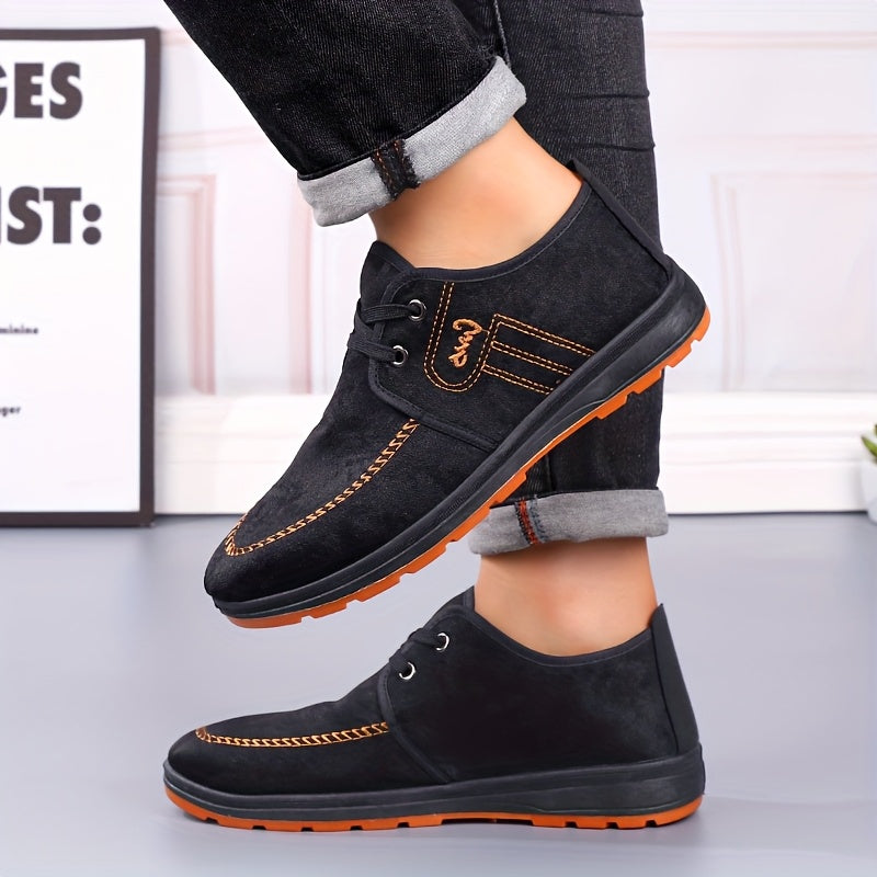Men'S Comfortable Non-Slip Casual Shoes - Soft-Soled Slip-On Shoes Suitable for Business And Everyday Wear, Indoor Footwear - ayq