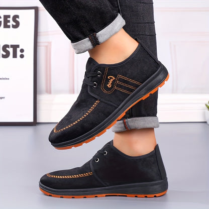 Men'S Comfortable Non-Slip Casual Shoes - Soft-Soled Slip-On Shoes Suitable for Business And Everyday Wear, Indoor Footwear - ayq