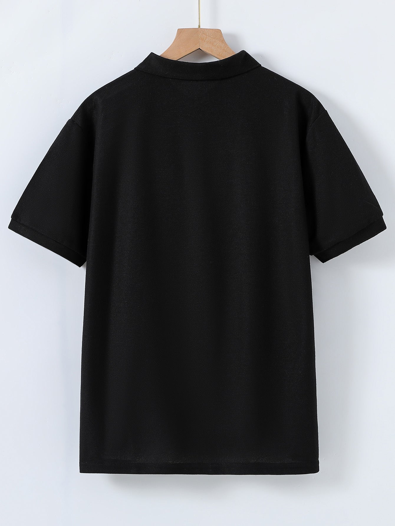 Teen Summer Polo Shirt with Lightning Pattern - Casual Fit