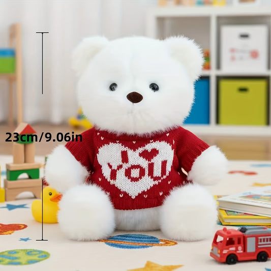 23cm/9.06-inch Soft Plush Teddy Bear Suitable for Gift - Cuddly Stuffed Toy, Cozy Bedtime Companion for Kids &, Birthday & Christmas Present (for or Couples)