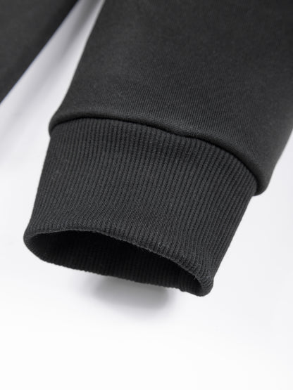 Men's Stand Collar Zip-Up Solid Color Fleece Jacket Long Sleeve Casual Sport Hoodless Coat with Large Side Pockets, Suitable for Daily Wear, Outdoor Activities, Hiking