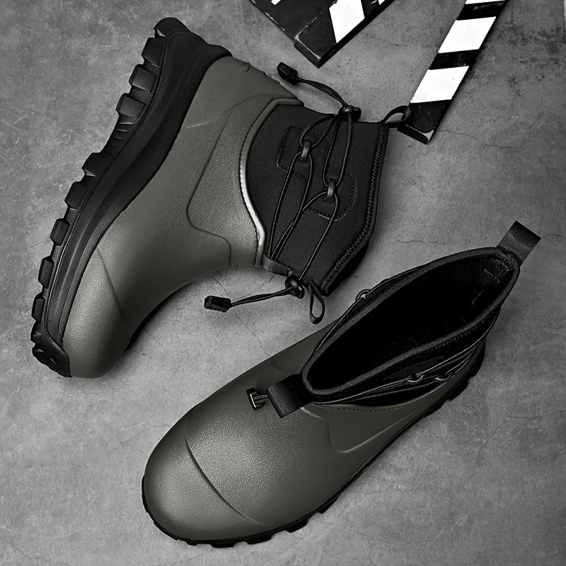 Unisex Waterproof High Top Boots with Durable EVA Sole
