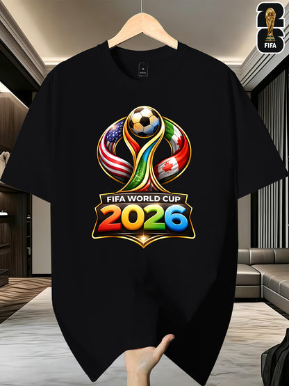 Men's FIFA 2026 World Cup Cotton Blend Casual T-Shirt