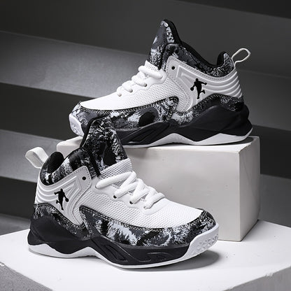 Men's Low-Top Basketball Sneakers | Comfortable Durable Lace-Up Shoes