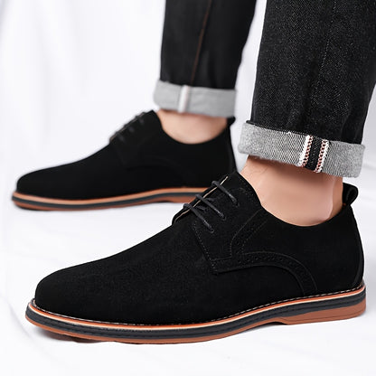 Men's Lace-Up Oxford Shoes, Casual Business, All-Season Comfort