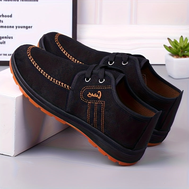 Men'S Comfortable Non-Slip Casual Shoes - Soft-Soled Slip-On Shoes Suitable for Business And Everyday Wear, Indoor Footwear - ayq