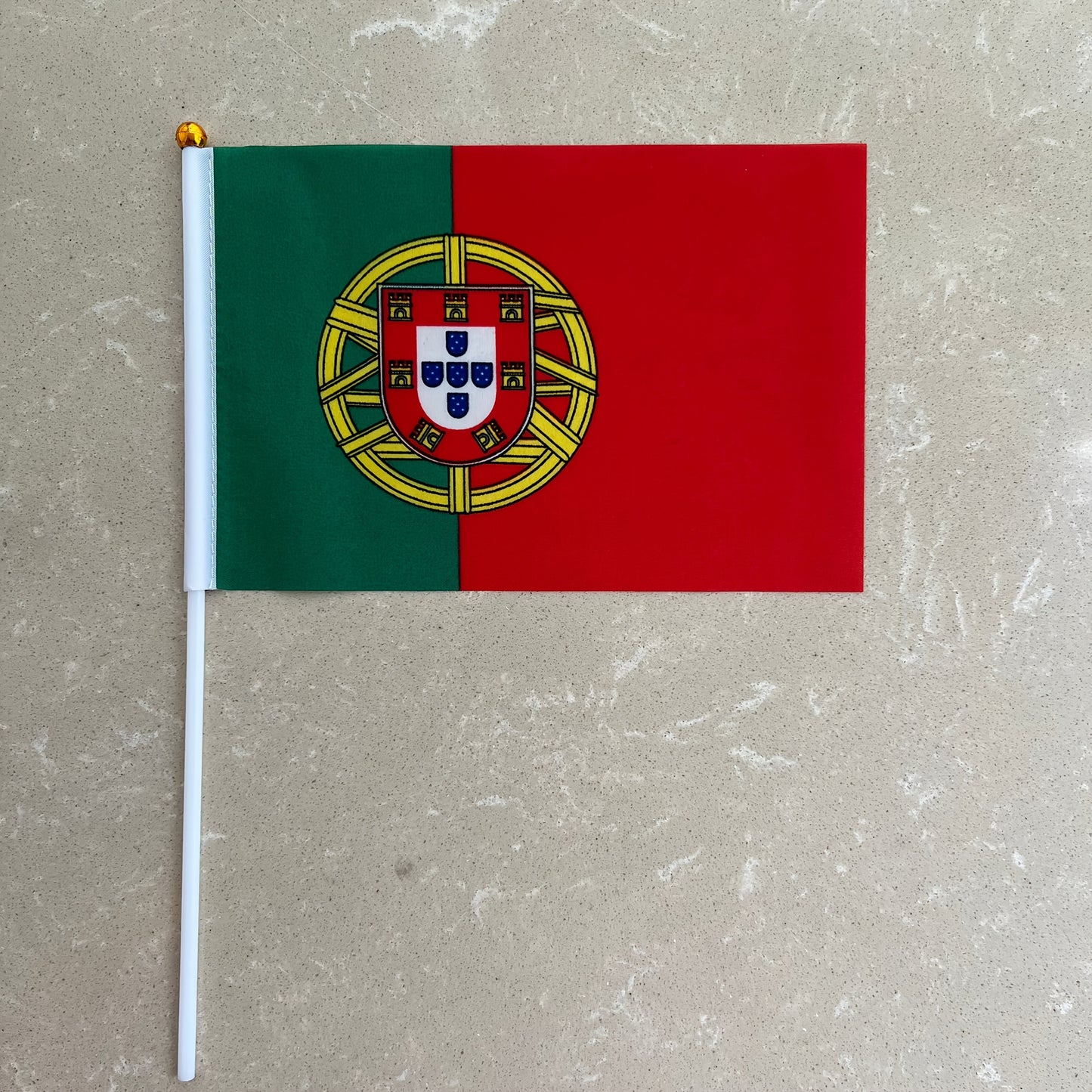 Portugal Hand Wave Flags Set – 5 or 10 Polyester Flags for Events