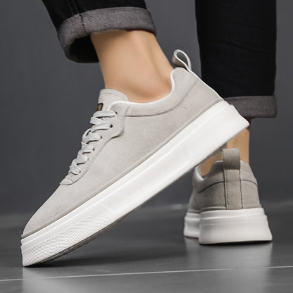 Men's Lightweight Breathable Skate Sneakers with Slip-Resistant Sole