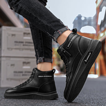 Men's Non-Slip Sports Boots with Breathable PU Lining