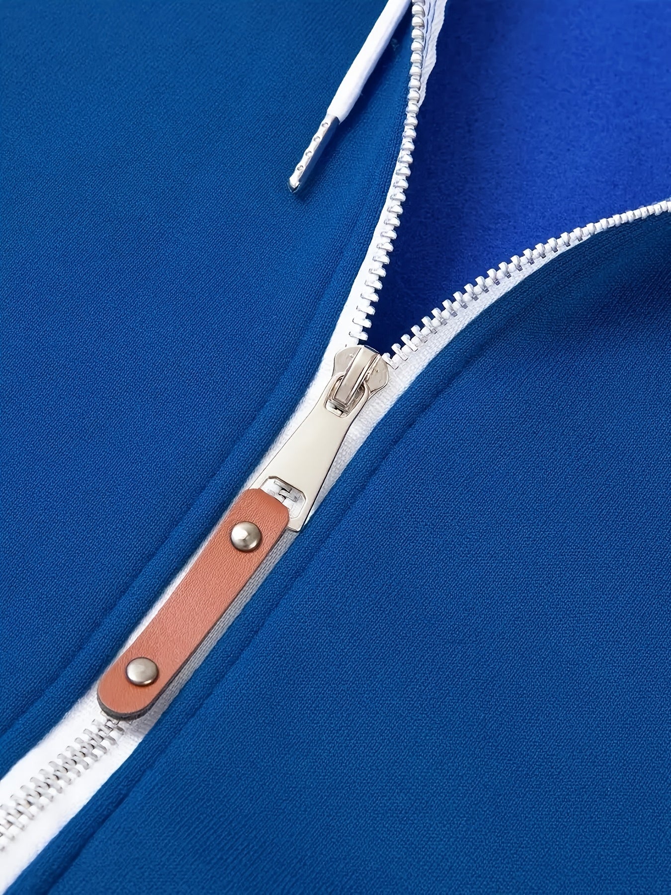 Men'S Stylish Color Block Hoodie - Casual Zip-Up Hooded Sweatshirt with Front Pockets, Long Sleeves, and Ribbed Cuffs - Maroon & Black Design, Comfortable for Fall and Winter Wear