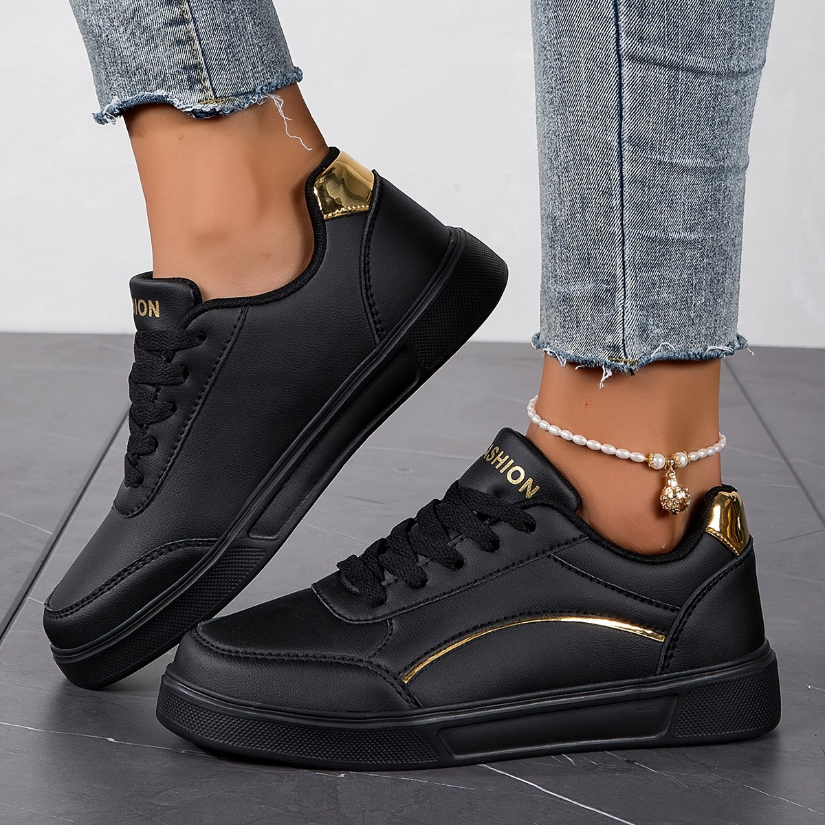 Women's Casual Slip-On Sneakers Geometric Design All-Season
