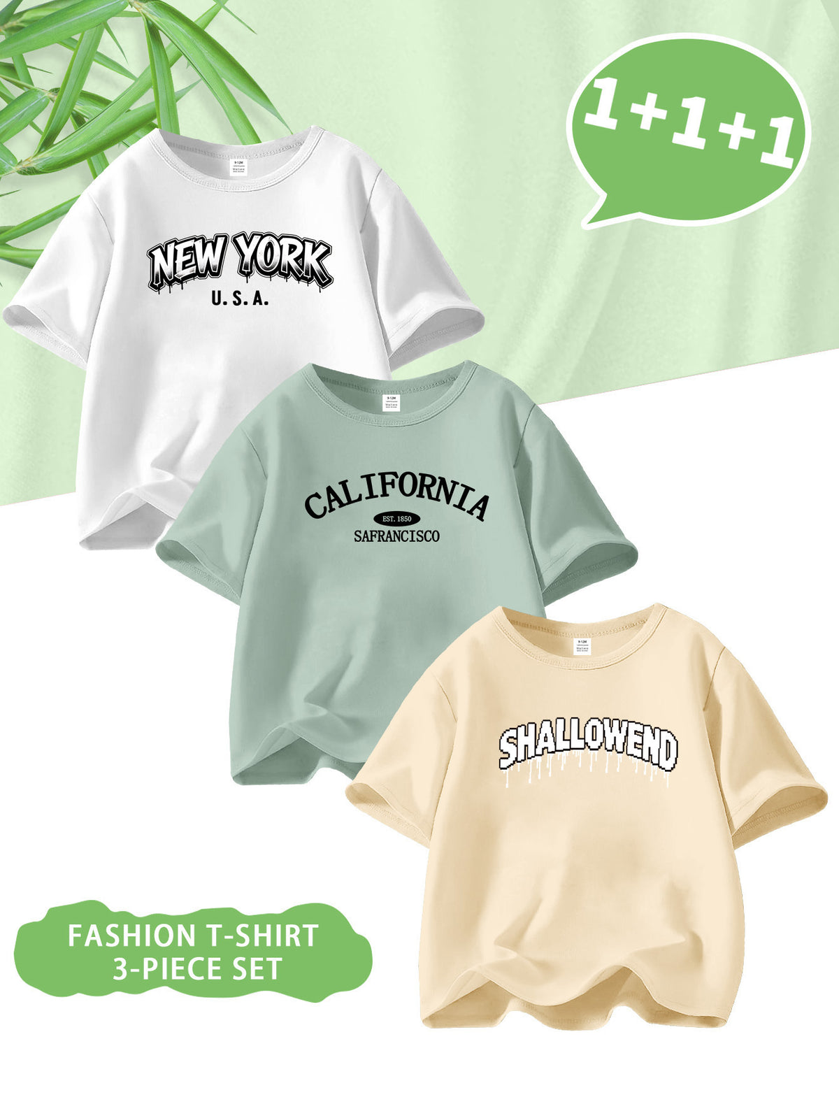 Baby Boys' Casual Long Sleeve T-Shirts with Letter Prints, Spring/Summ - ayq