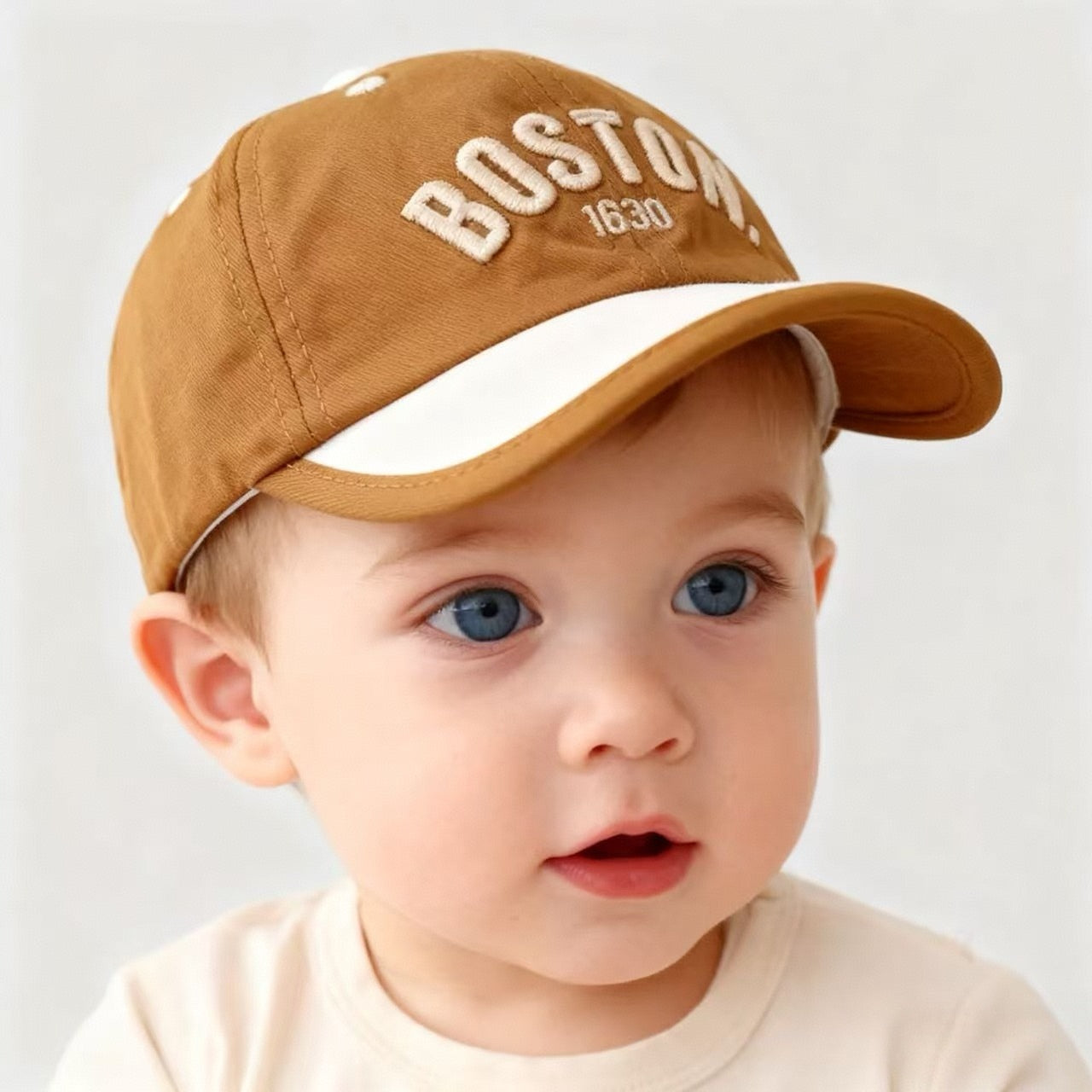 Infant Baseball Cap with Duckbill Design Sun Protection 0-3 Years