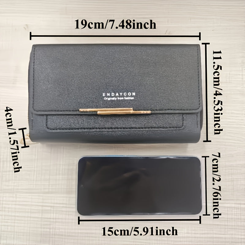 1pc Women's coin purse, mobile phone bag, card holder wallet, handbag, 9pcs Color Choices, coin wallet, handheld coin purse with RFID protection and adjustable shoulder strap