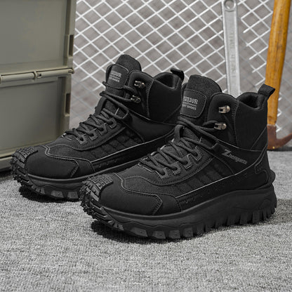 Men's Casual Outdoor Snow Boots, Warm & Versatile Design
