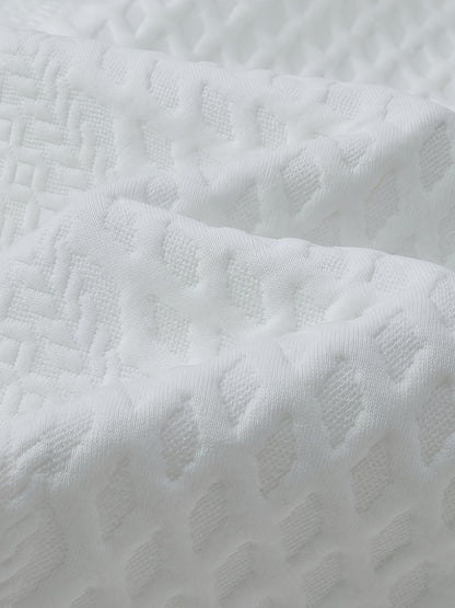 Men's Gift, Fashion Jacquard -Blend Comfortable Soft Spring/Autumn Long Sleeve New Outdoor Shirt with Elastic Hem and Ribbed Patchwork, Suitable for Daily Work, Vacation, and Outdoor Wear