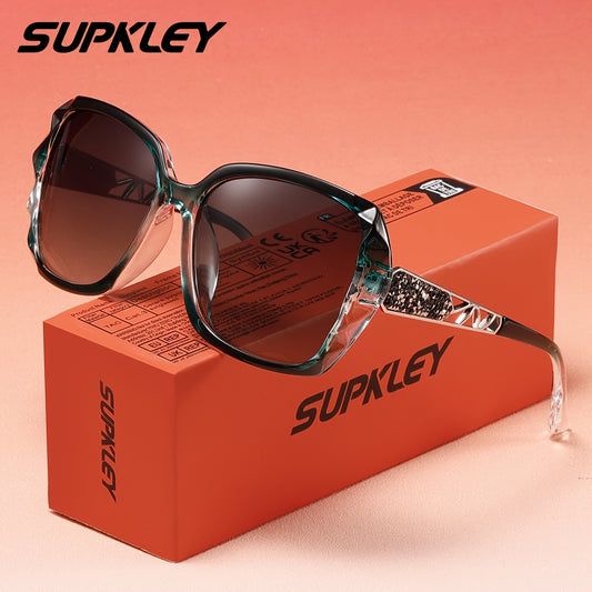 Elegant Women’s Butterfly Polarized Sunglasses UV400 PC Frame
