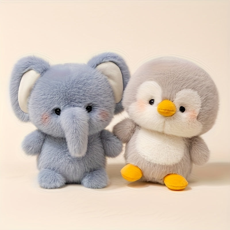 1pc Adorable Bear/Rabbit/Panda/Elephant/Pig/Sheep Plush Toy - Soft Cuddly Stuffed Animal Suitable for Birthdays, Weddings, for Mother's Day Gifts, Party Decorations