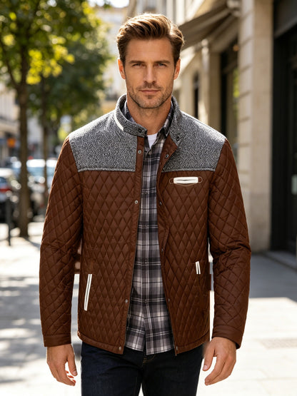 Men's Lightweight Warm Polyester Baseball Jacket for Hunting
