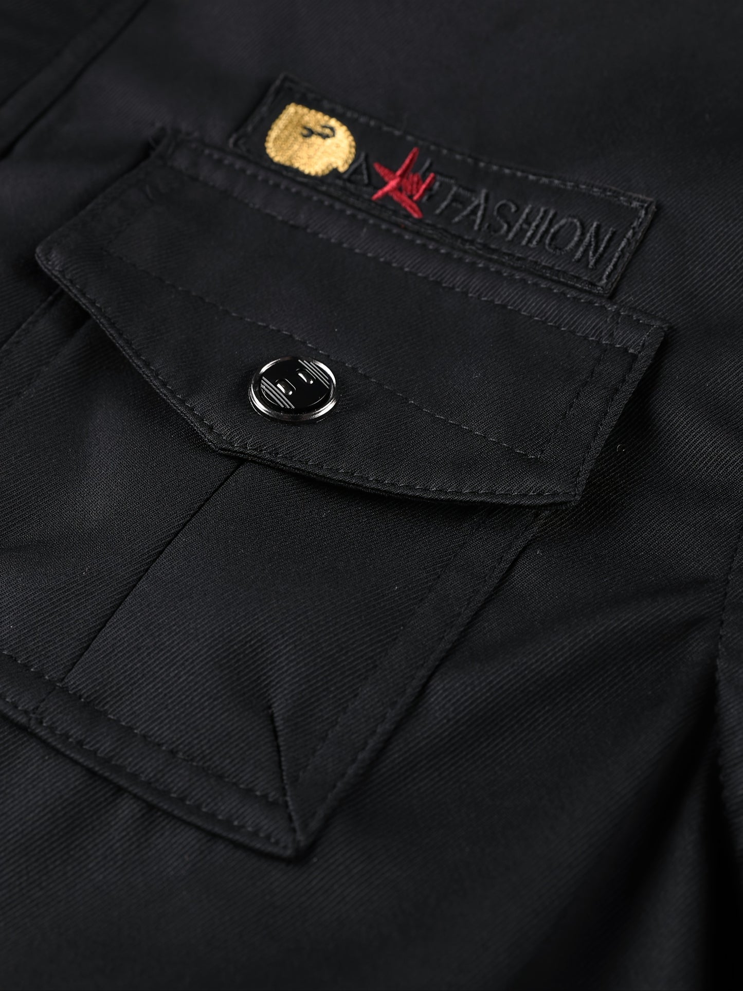 Men'S Winter Fleece-Lined Military-Style Jacket - Thickened Zip-Up Coat with Large Pockets, Olive Green Casual Winter Coat for Outdoor Activities, Winter Coats, Durable Fabric Coat