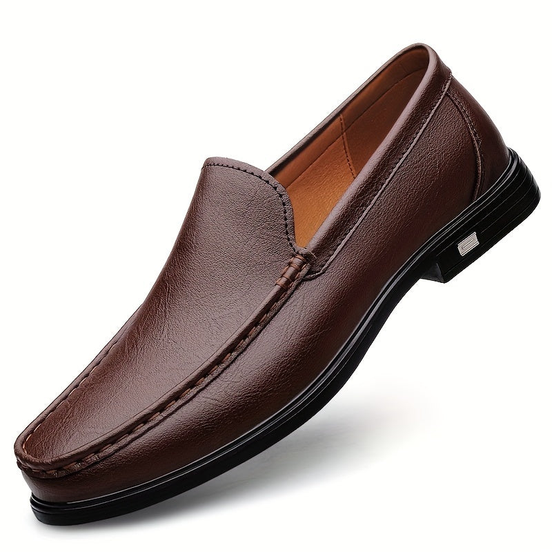 Men's Casual Slip-On Microfiber Loafers for Spring and Fall