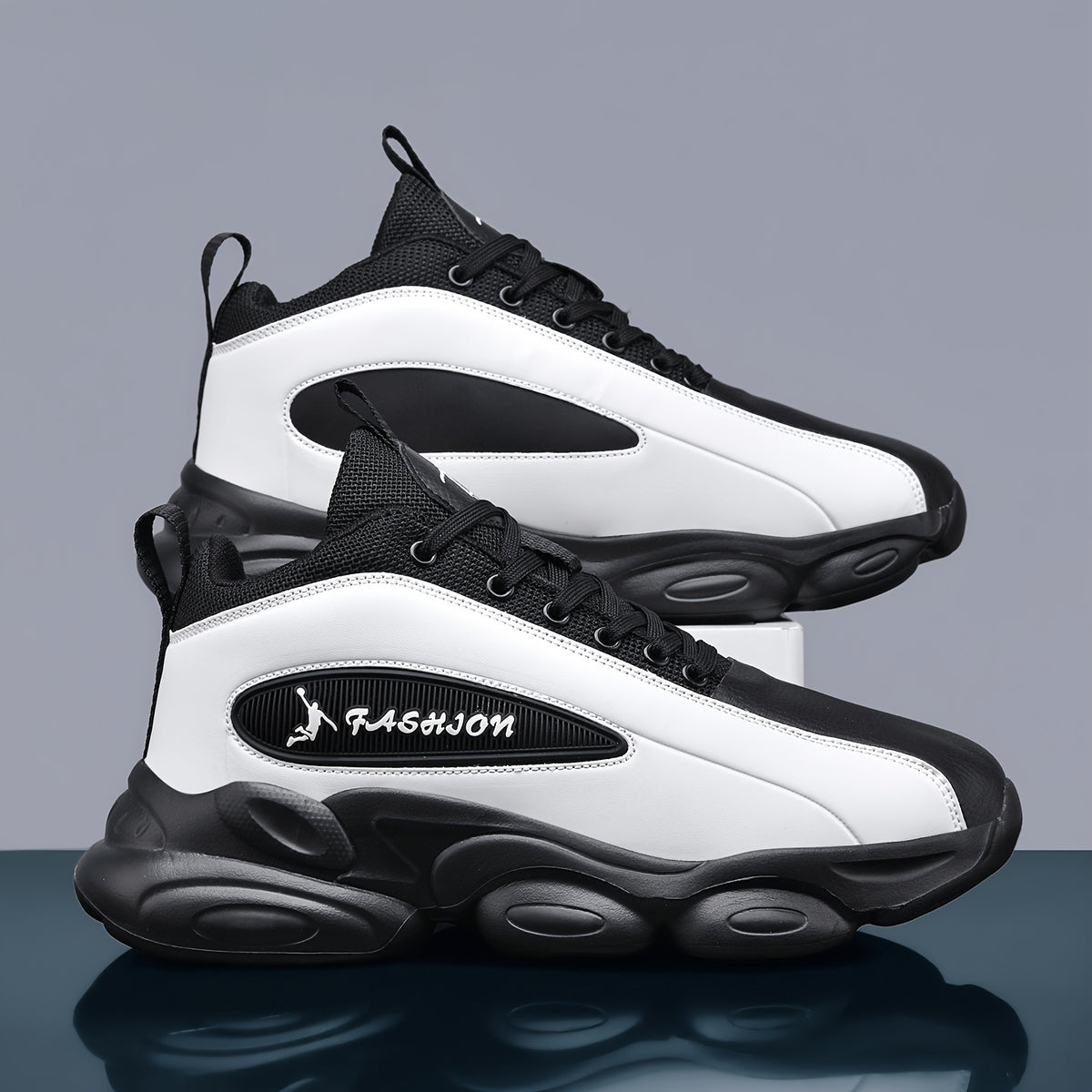Men's Lightweight High-Top Sneakers for Casual & Sports Wear