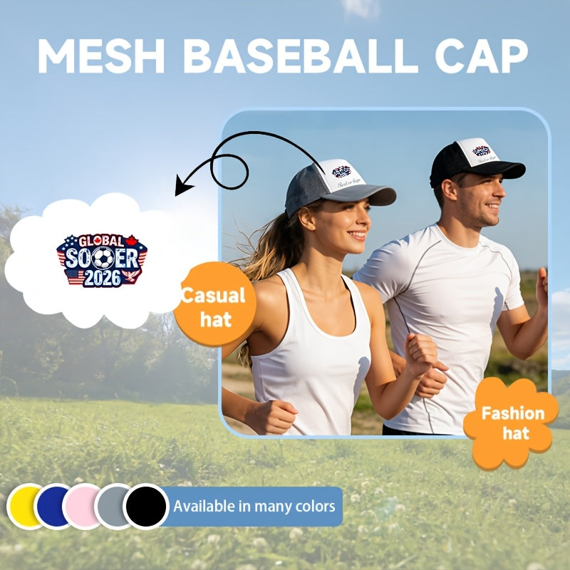 Custom FIFA 2026 Baseball Cap with Adjustable Buckle - Unisex Sports H