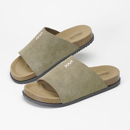 Men's Casual Summer Slip-On Slippers, Anti-Slip Outdoor Sandals