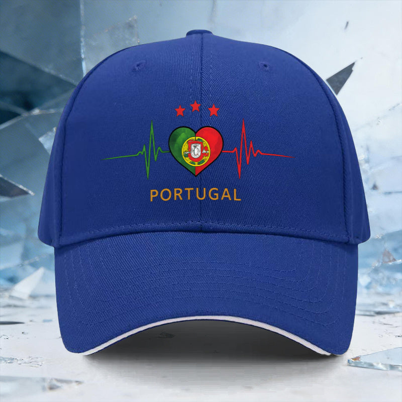 Adjustable Portuguese Flag Baseball Cap Lightweight for Outdoors