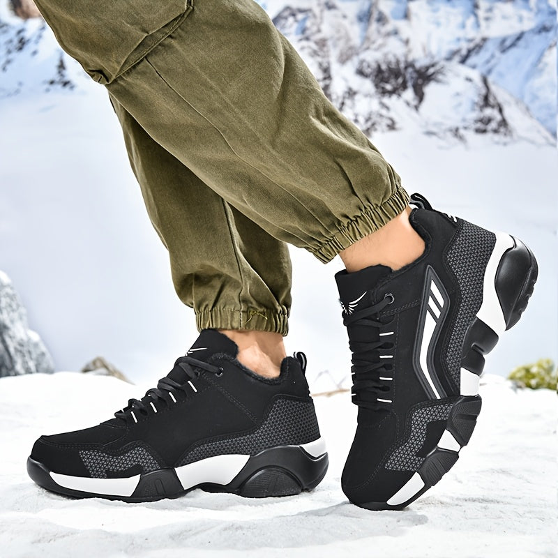 Men's & Women's Heavy-Duty All-Season Ankle-High Winter Boots Sneakers - Thick Warm Traction Rubber Sole, Casual Outdoor Shoes for Snow, & Daily Wear, Shoes For Men, Trainers, Trainers For Men, Sneakers Shoes For Men, Winter