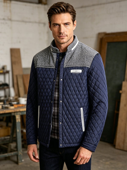 Men's Lightweight Warm Polyester Baseball Jacket for Hunting