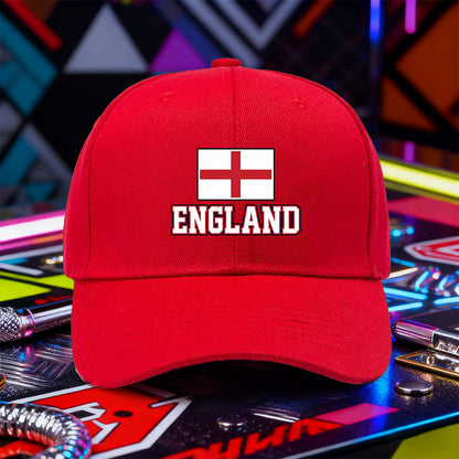 Lightweight England Flag Baseball Cap for Men & Women