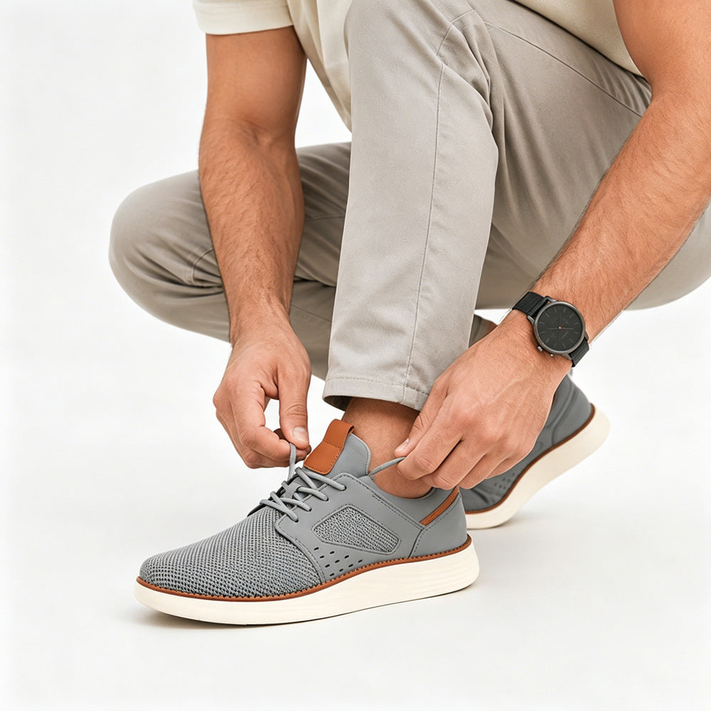Men's Casual Lightweight Mesh Sneakers Breathable Business Shoes