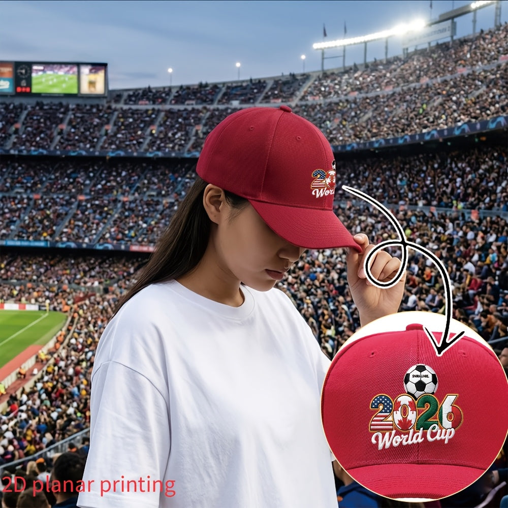 FIFA Unisex Lightweight Baseball Cap with PVC Coated Visor