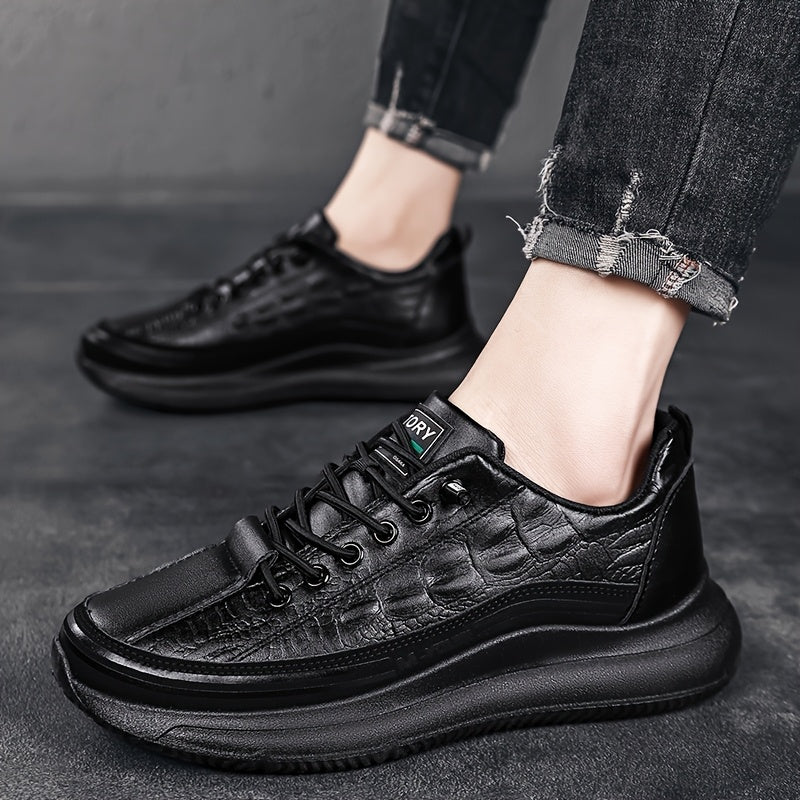 [sneakers] 2025 Men'S New Spring And Autumn Fashion Versatile Soft-Soled Casual Shoes Trendy Outdoor Sports Skate Shoes - ayq