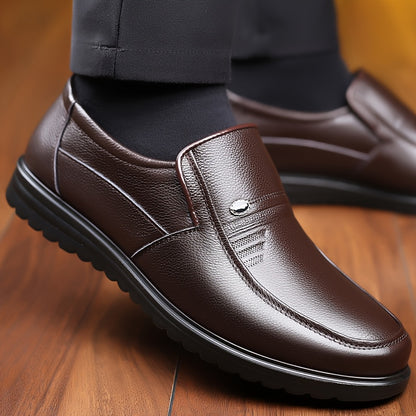 Men's Casual & Business Low-Top Dress Shoes in Black