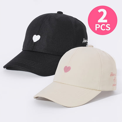 Breathable Ponytail Baseball Caps for Kids - Spring/Summer