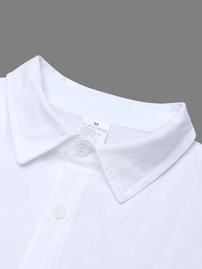 Men's Casual Linen Suit Set for Spring and Autumn