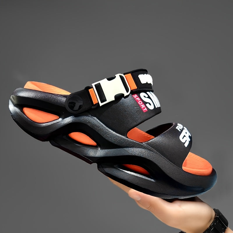 Men's Lightweight Breathable Summer Slippers with Non-Slip Sole